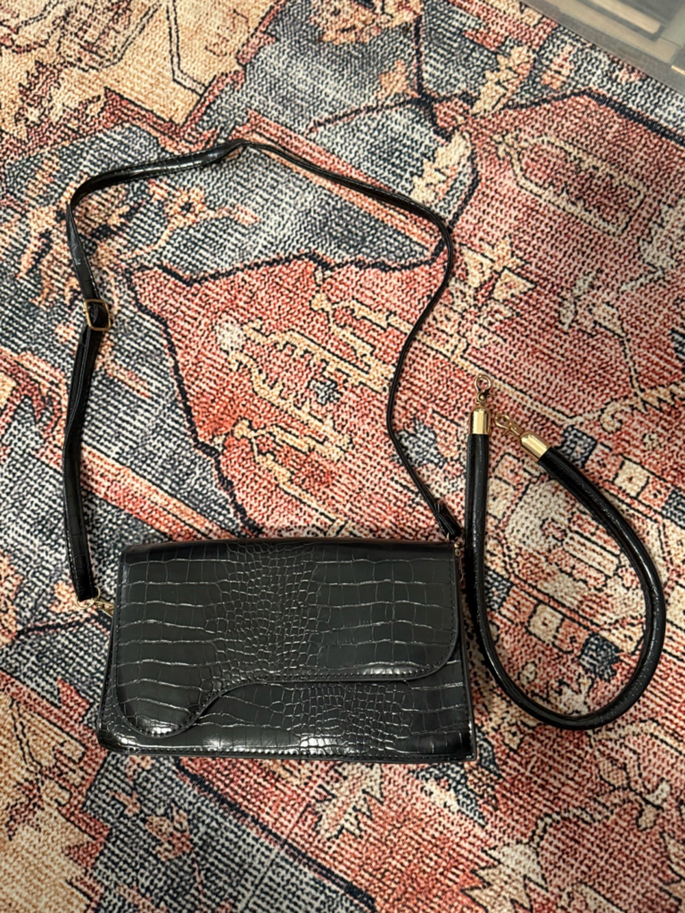 Croc Shoulder Bag
